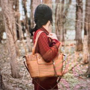 Lily Jade -Madeline Old English leather bag wear 3 ways backpack crossbo…